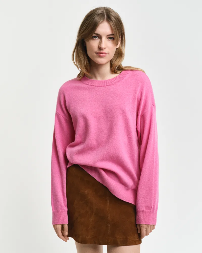 Gant Damen Superfine Lambswool Rundhalspullover 