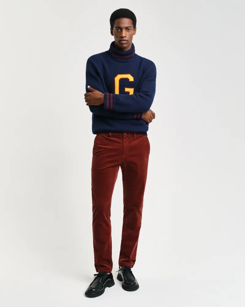 Gant Herren Slim Fit Cord Chinohose 