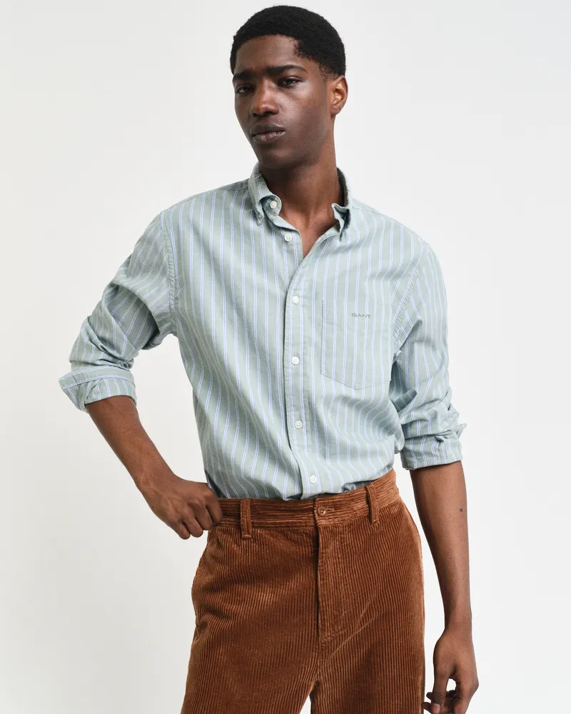 Gant Herren Regular Fit Archive Oxford-Hemd mit Streifen 