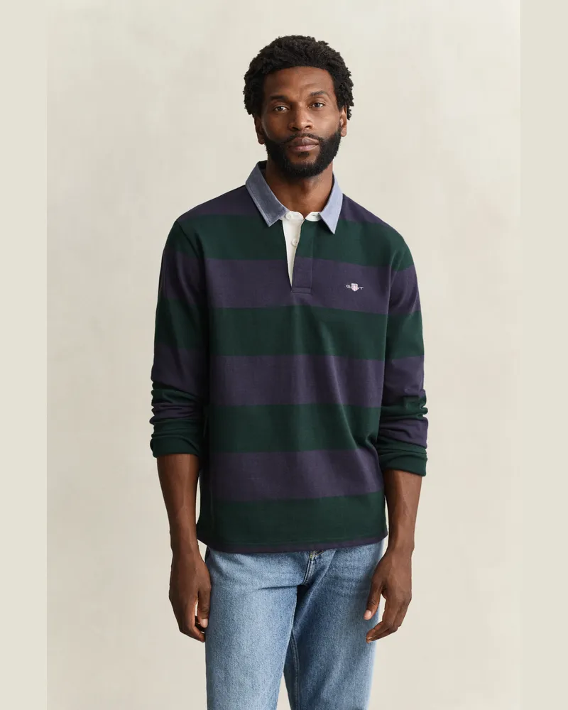 Gant Herren Classic Heavy Rugger TARTAN Grün Tartan