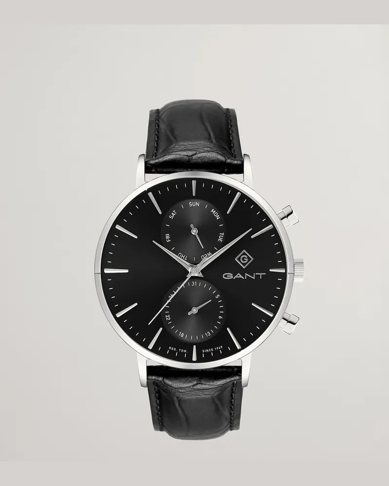 Gant Herren Park Hill Day-Date II Watch Schwarz Schwarz