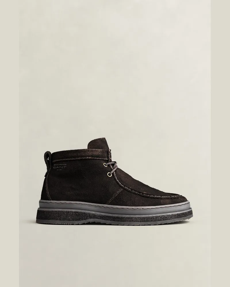 Gant Herren Blistown Stiefel aus Veloursleder WEATHERot Braun Weatherot