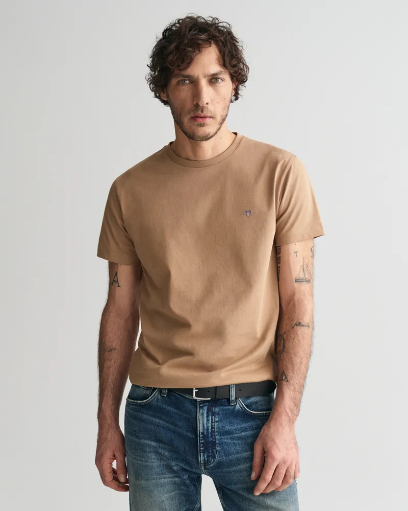 Gant Herren Slim Fit Shield T-Shirt 