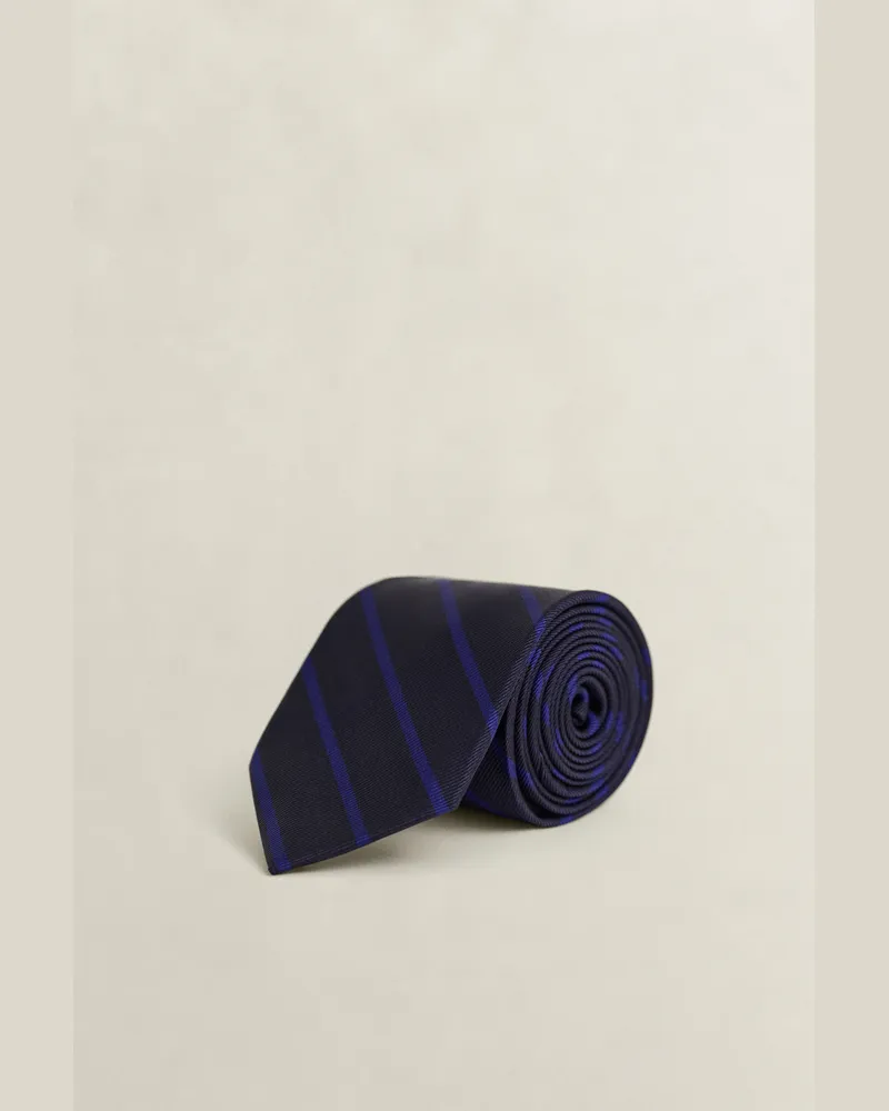 Gant Herren Gant x Yale Krawatte mit Streifen MARINE Marine