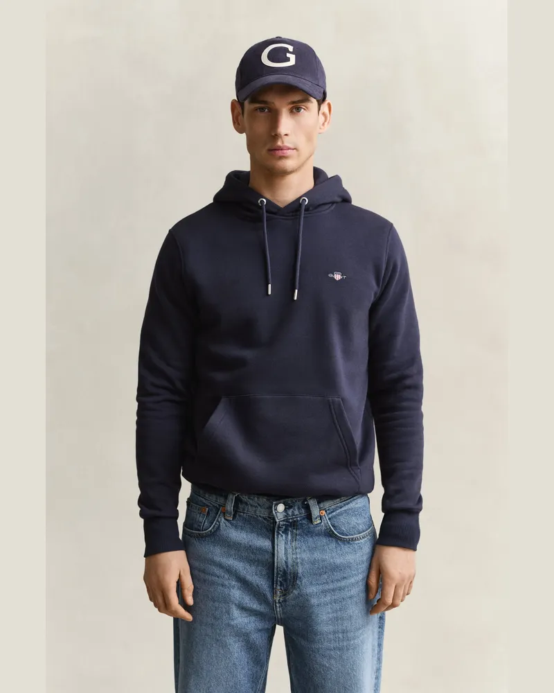 Gant Herren Shield Hoodie EVENING Blau Evening