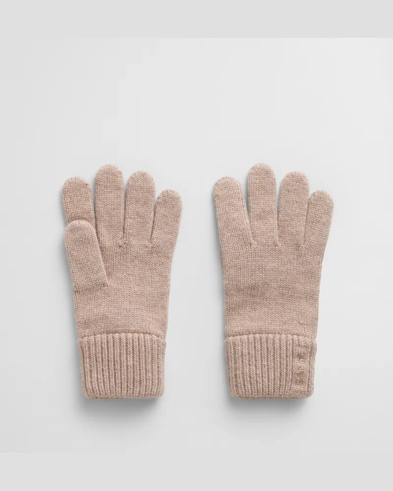 Gant Damen Strick Handschuhe aus Wolle 