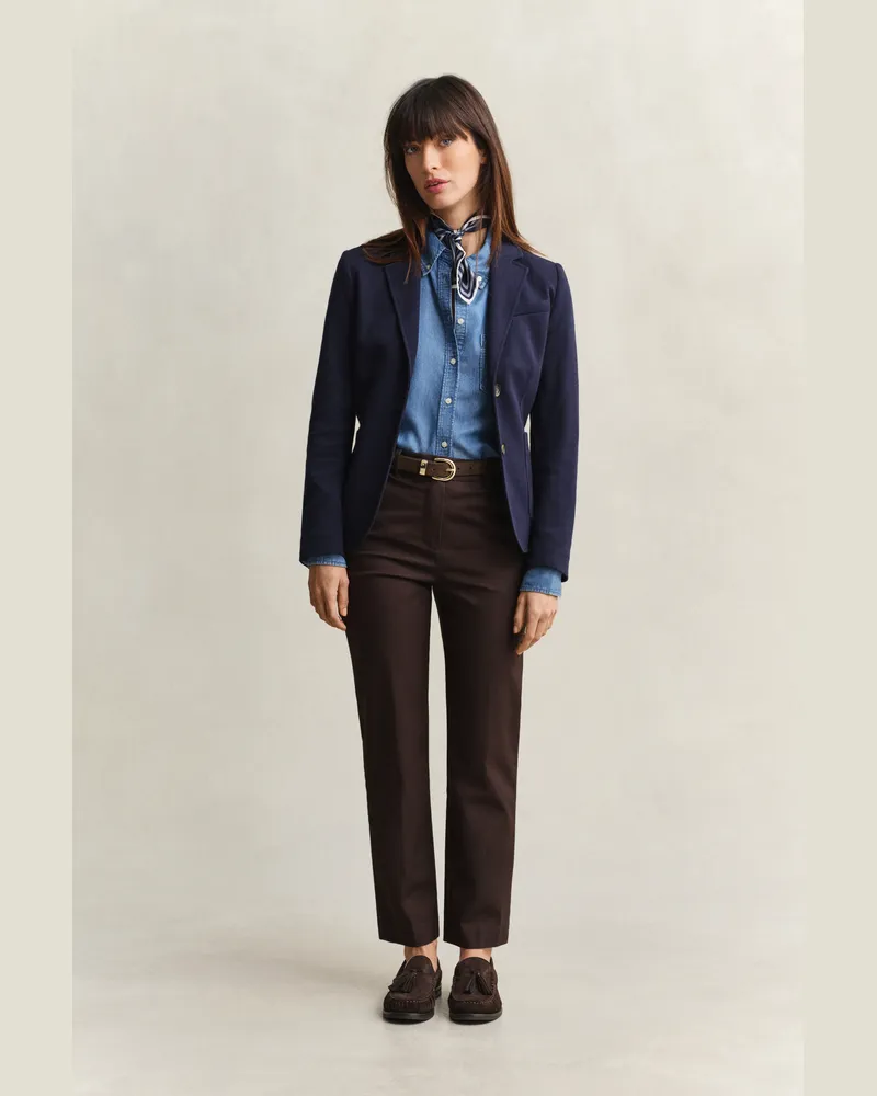 Gant Damen Slim Fit Slacks DEEP Braun Deep