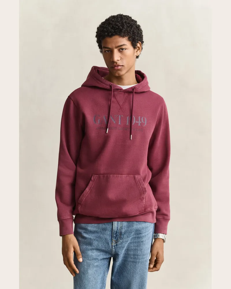 Gant Herren Graphic Hoodie DEEP GRAPE WINE Deep