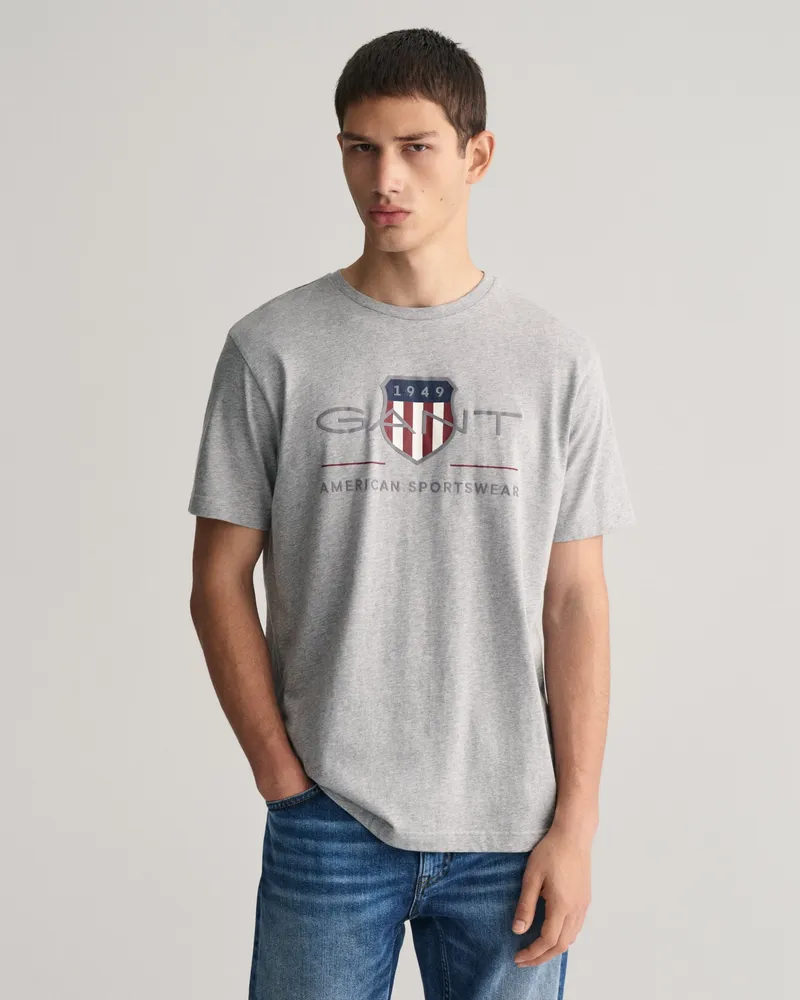 Gant Herren Archive Shield T-Shirt 