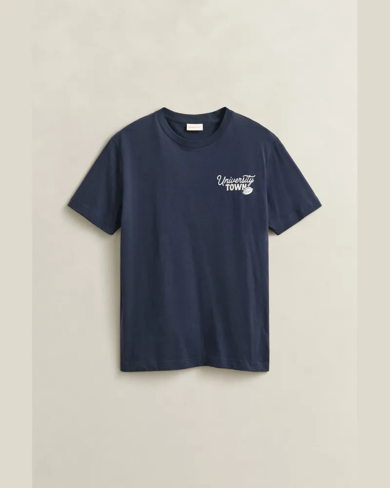 Gant Herren Graphic T-Shirt EVENING Blau Evening