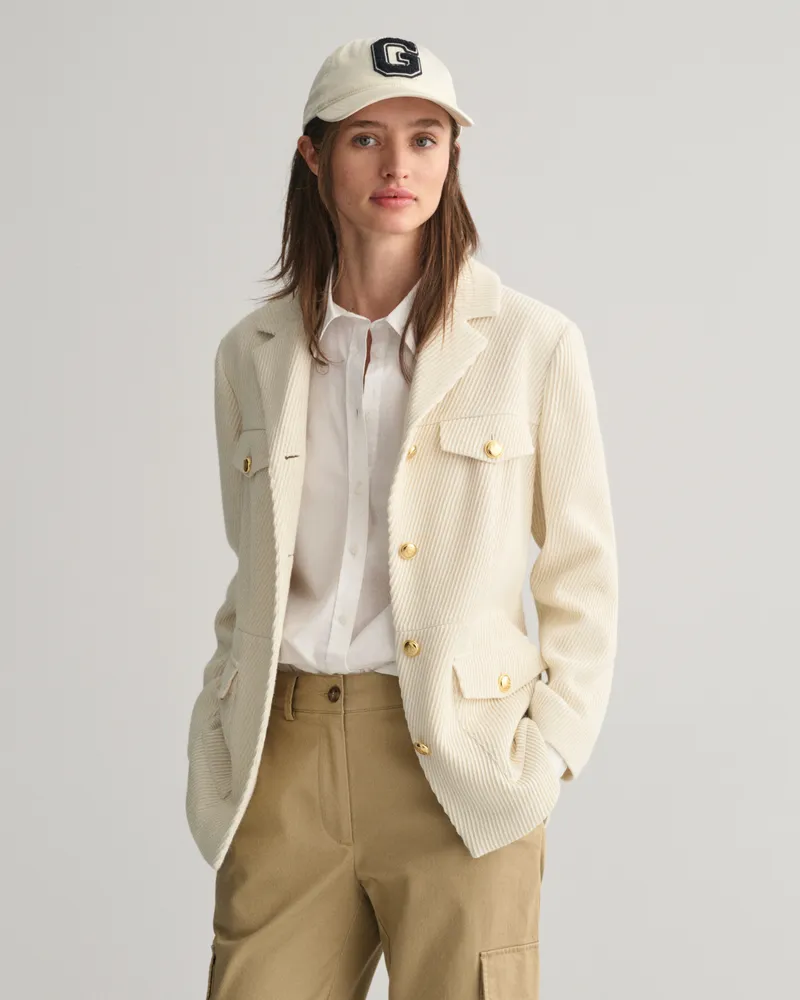 Gant Damen Slim Fit Blazerjacke mit Struktur 