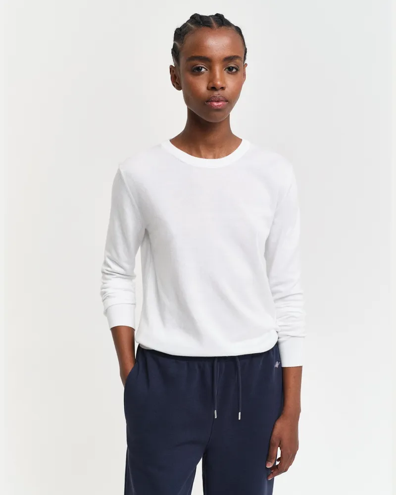 Gant Damen Feinstrick Rundhalspullover 