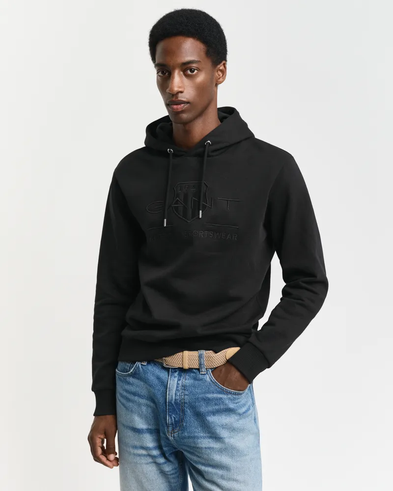 Gant Herren Tonal Archive Shield Hoodie 