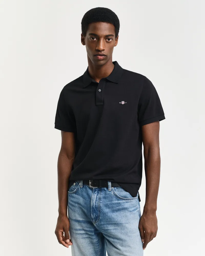 Gant Herren Regular Fit Shield Piqué Poloshirt 