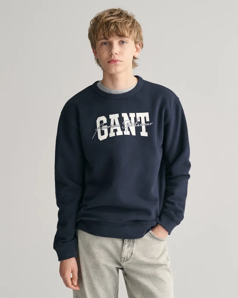 Gant Teens Teens GANT Arch Script Rundhals-Sweatshirt 