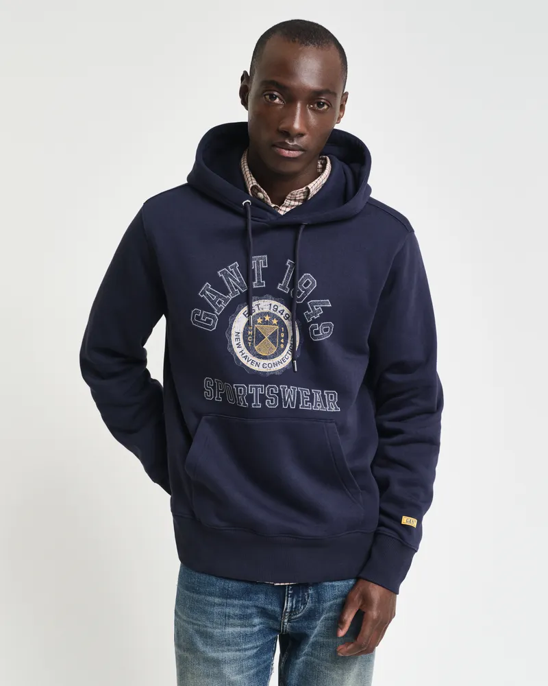 Gant Herren Champs Graphic Hoodie 