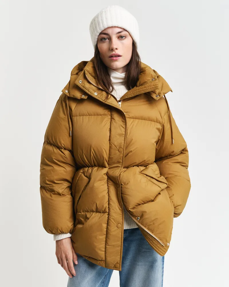 Gant Damen Mittellange Daunenjacke 