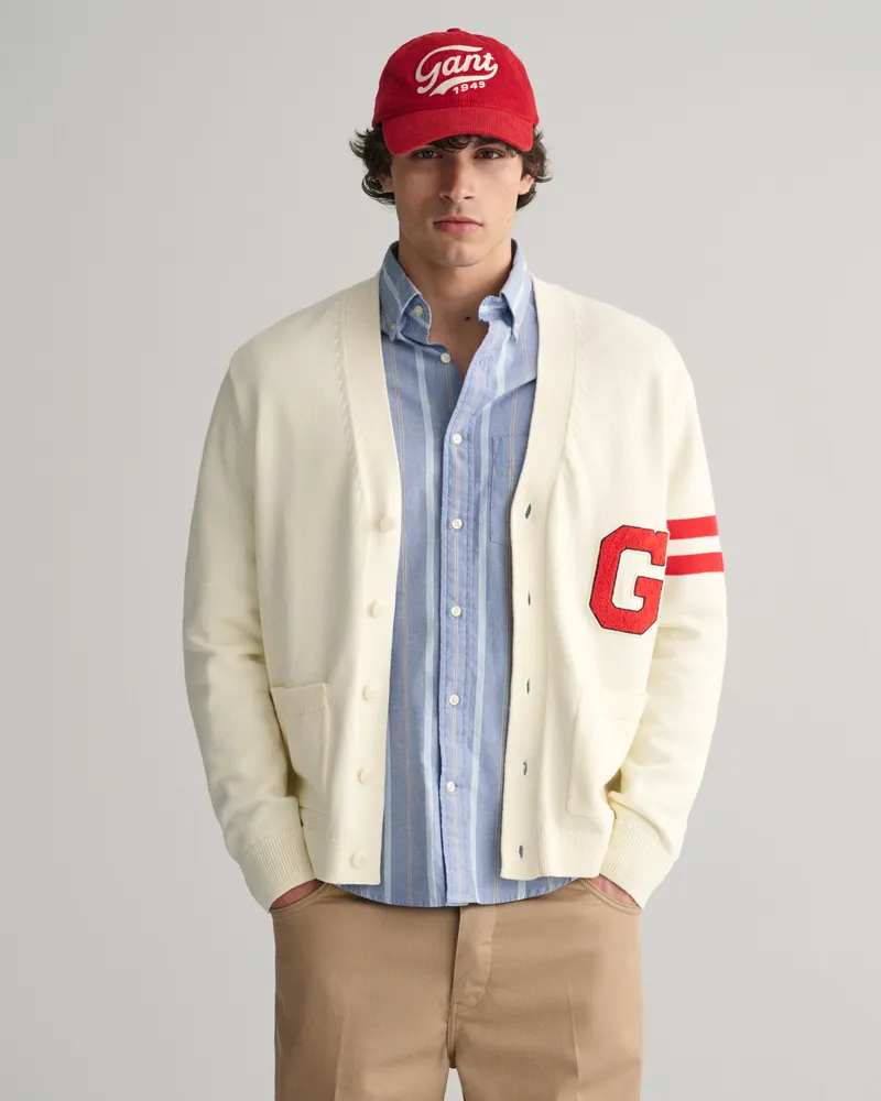 Gant Herren GANT Varsity Strickjacke 