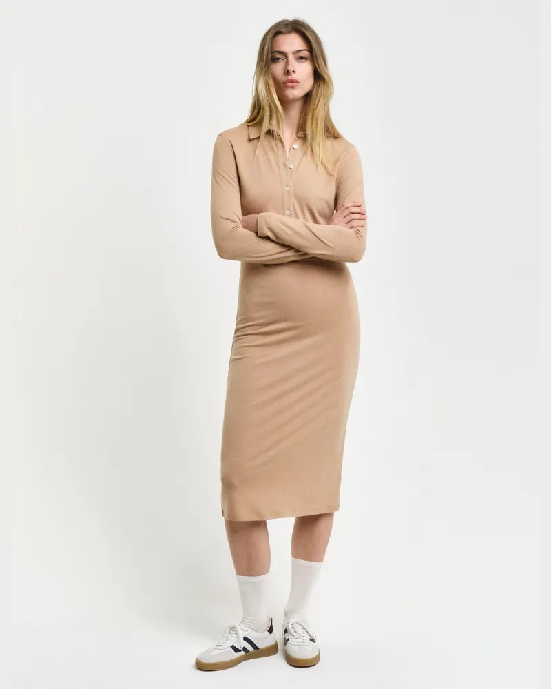 Gant Damen Woll Jersey Kleid 