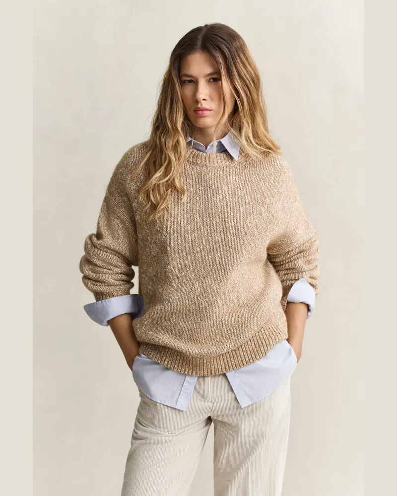 Gant Damen Pullover aus Mouliné-Wollmix MULTICOLOR Multicolor
