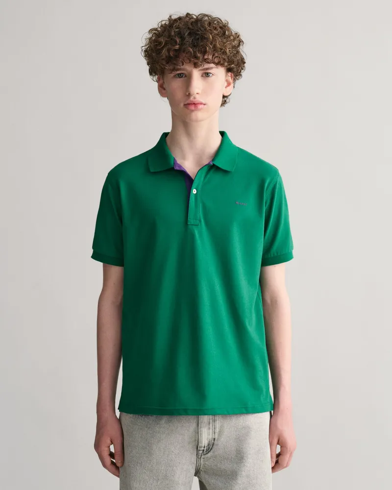 Gant Teens Teens Kontrast Piqué Poloshirt 
