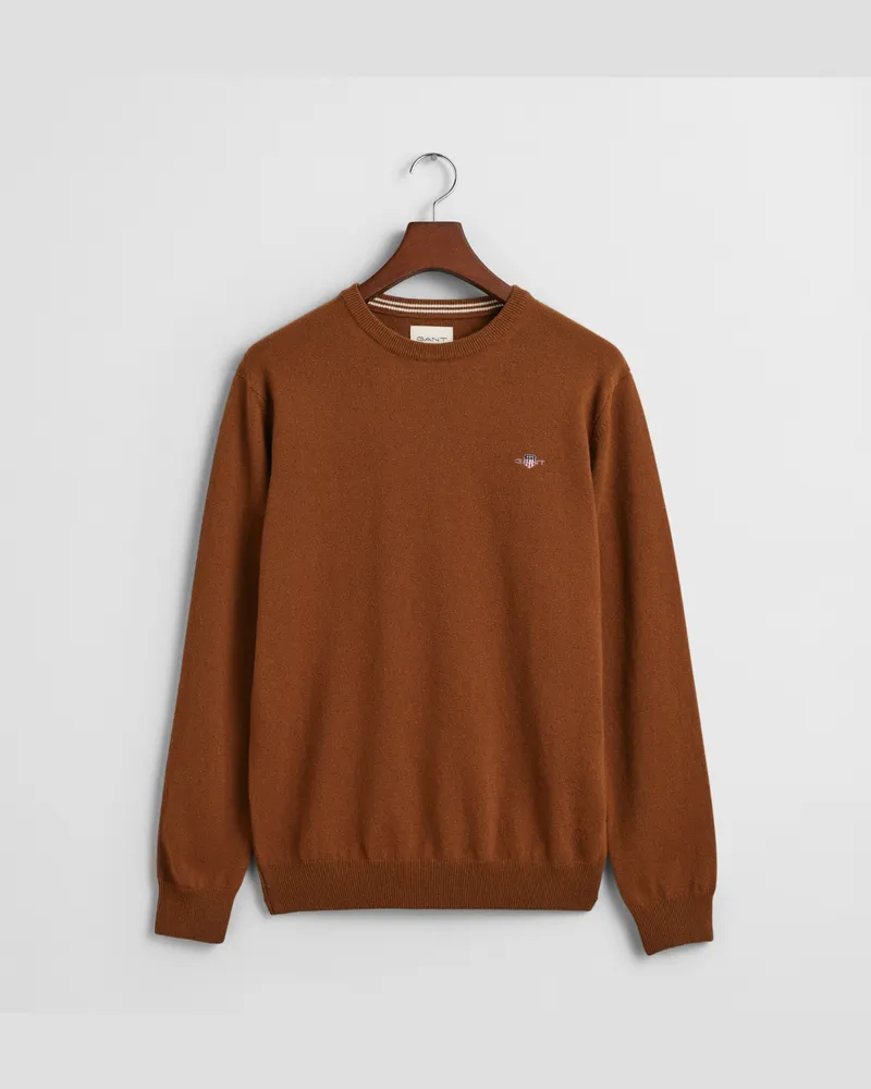 Gant Herren Superfine Lambswool Rundhalspullover 