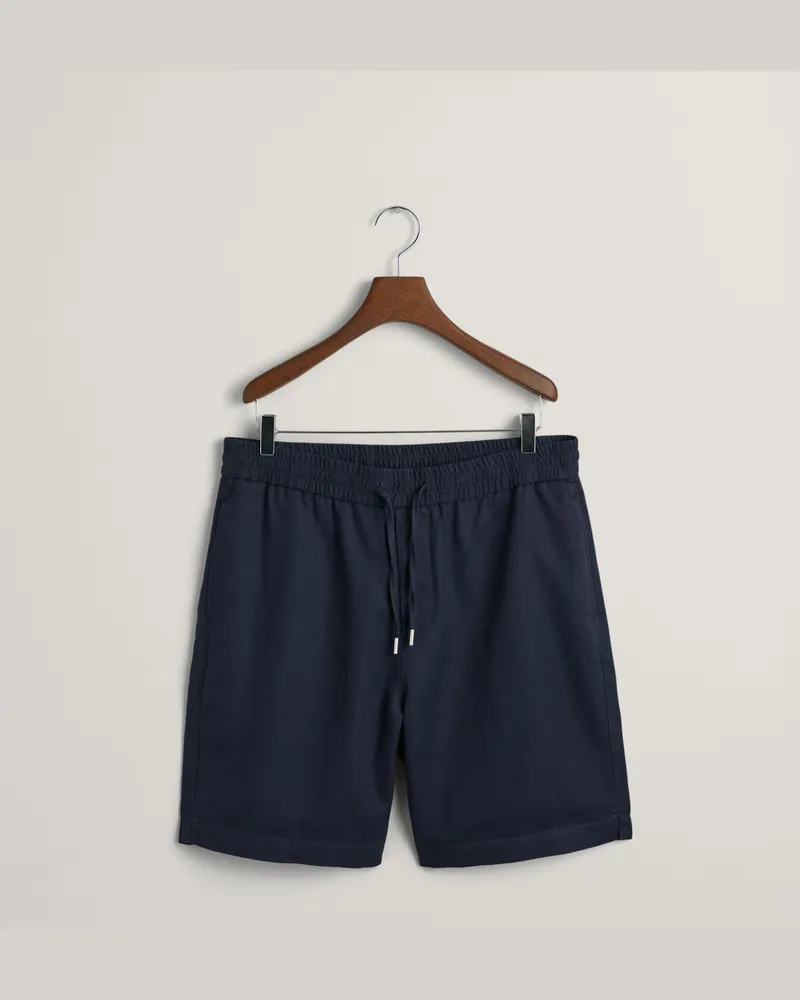Gant Herren Shorts aus Baumwolle und Leinen 