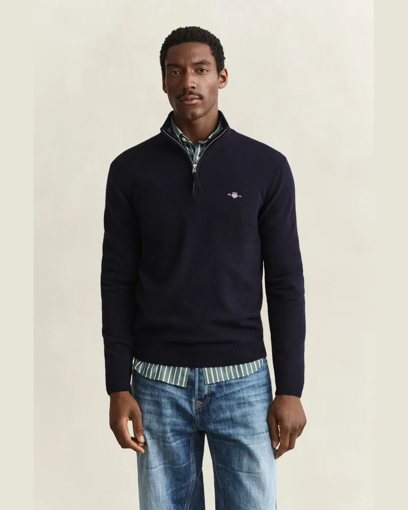 Gant Herren Troyer aus Lambswool MARINE Marine