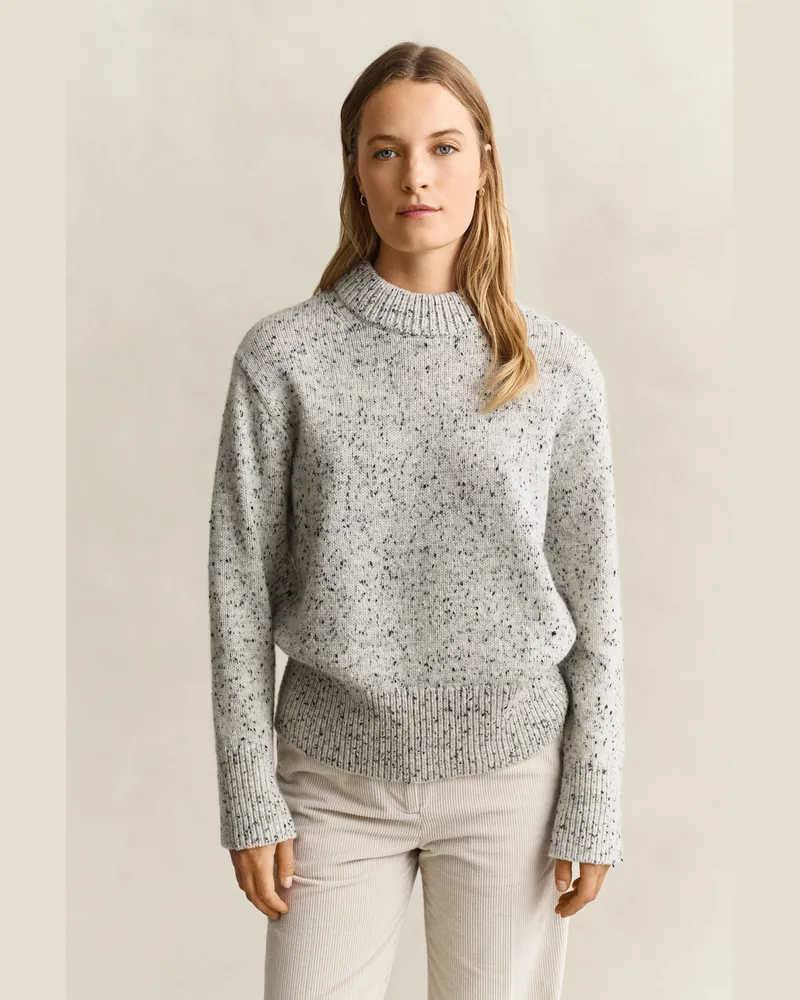 Gant Damen Pullover aus Wollmix mit Noppenstruktur CREAM Cream