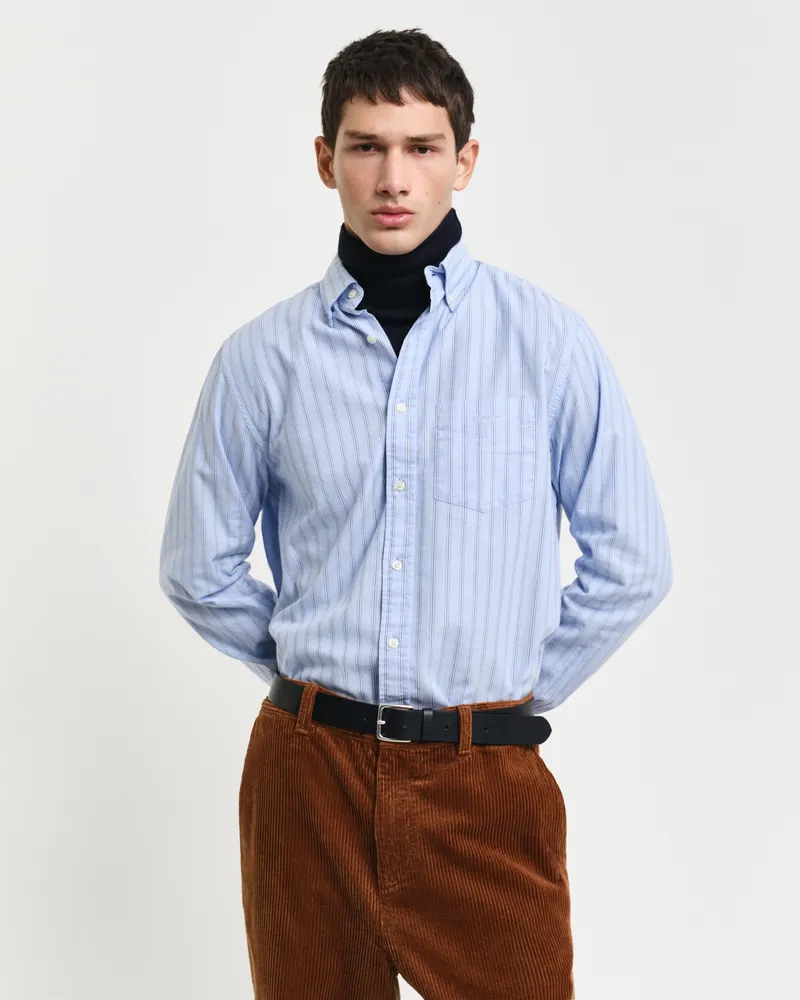 Gant Herren Regular Fit Archive Oxford-Hemd mit Streifen 
