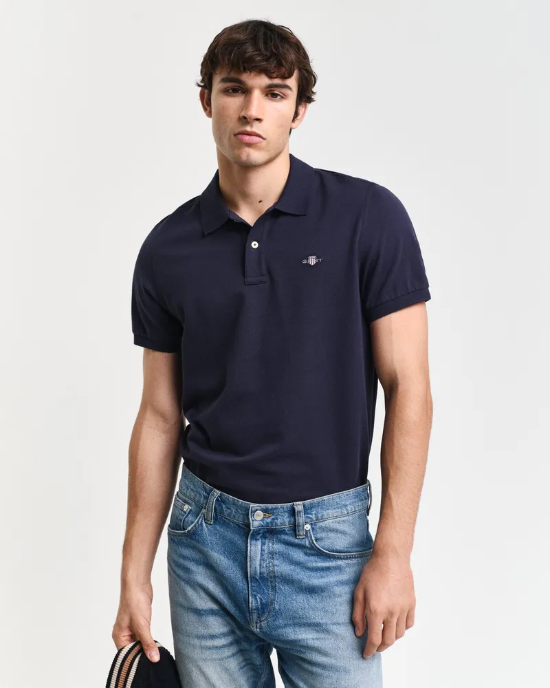Gant Herren Regular Fit Shield Piqué Poloshirt 