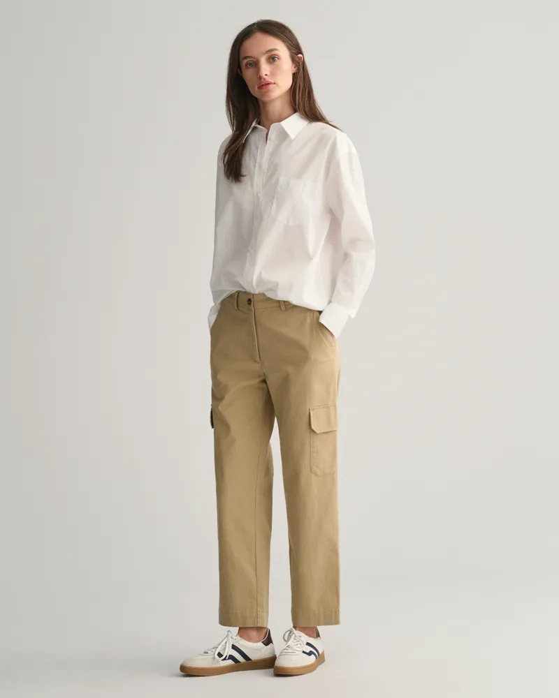 Gant Damen Slim Fit Cargo Chinohose 