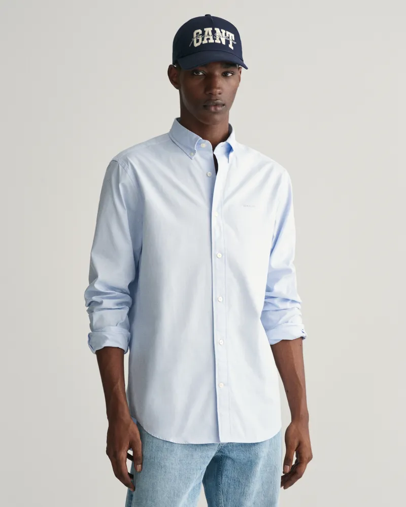 Gant Herren Regular Fit Pinpoint Oxford-Hemd 