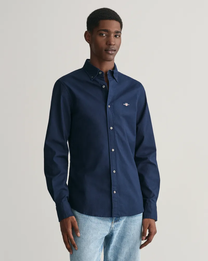 Gant Herren Slim Fit Oxford-Hemd mit Stretch 