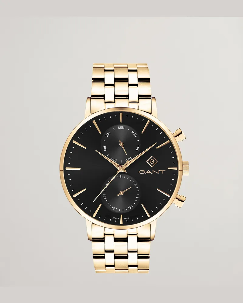 Gant Herren Park Hill Day-Date II Watch Schwarz Schwarz