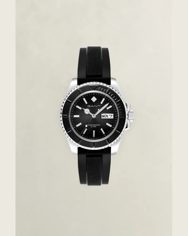 Gant Herren Armbanduhr Watertown Schwarz Schwarz