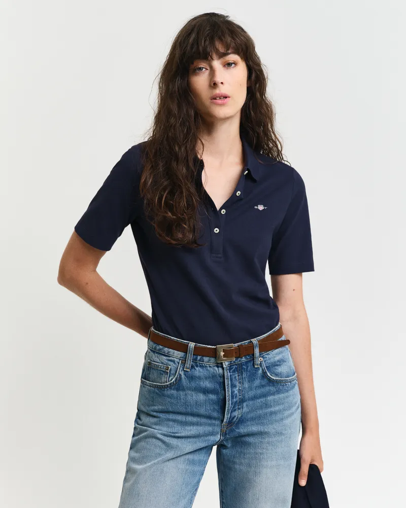 Gant Damen Shield Piqué Poloshirt 