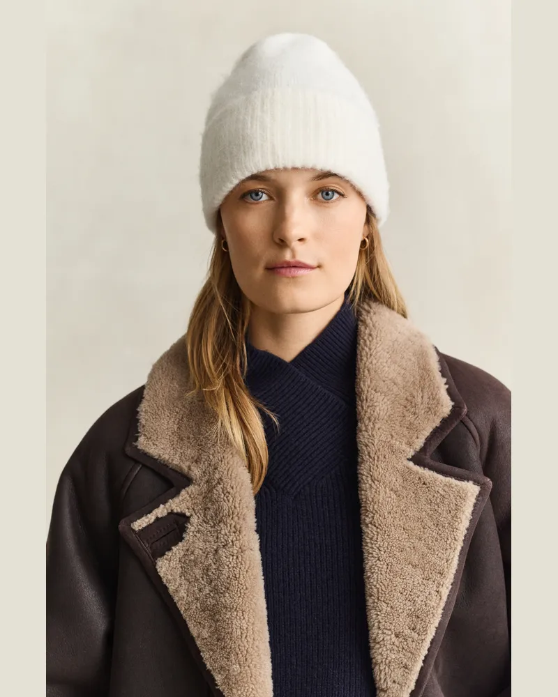 Gant Damen Beanie aus Alpakawollgemisch CREAM Cream