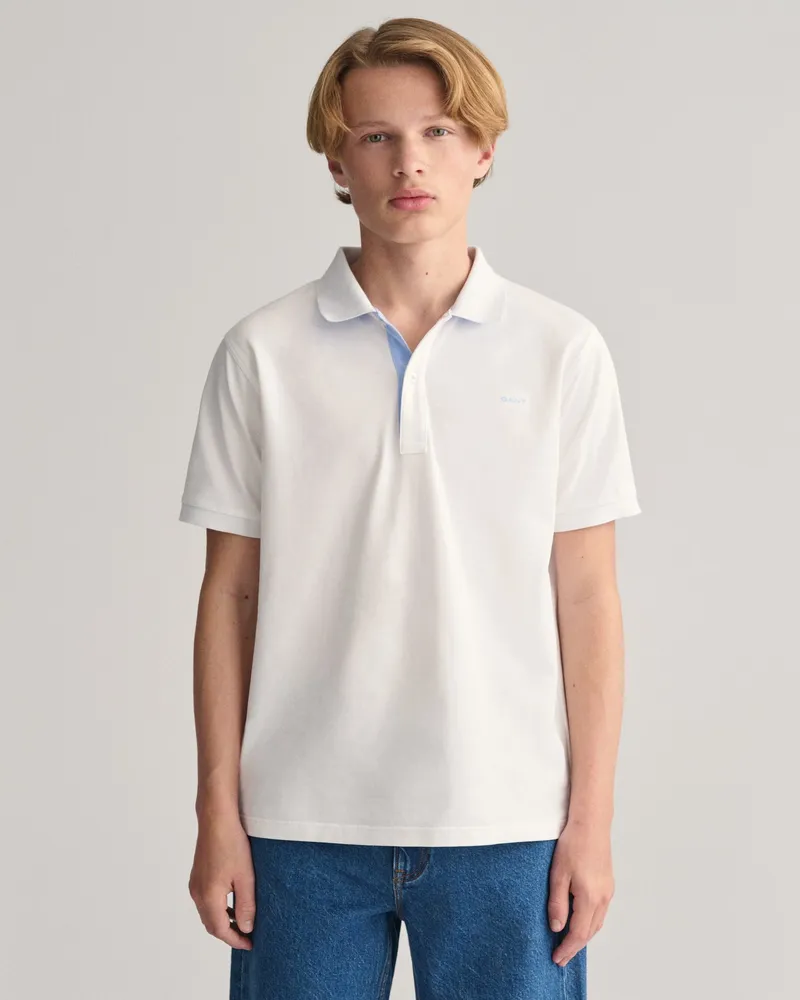 Gant Teens Teens Kontrast Piqué Poloshirt 
