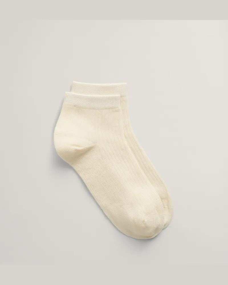 Gant Damen Gerippte Lyocell Knöchelsocken 