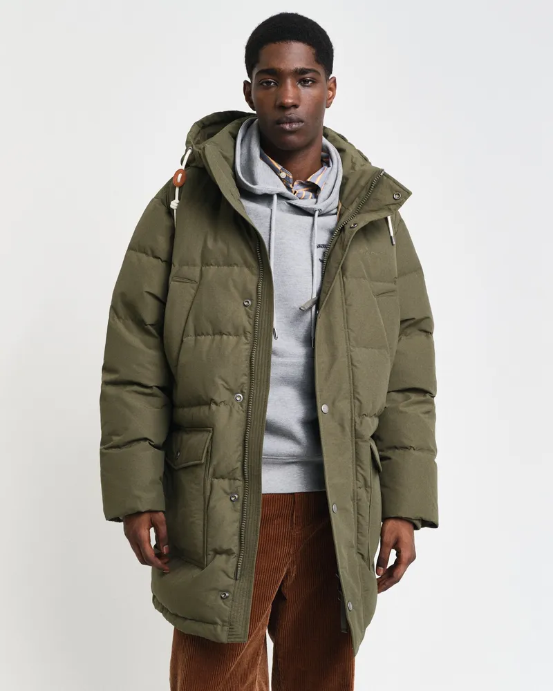 Gant Herren Heavy Mittellange Daunenjacke 