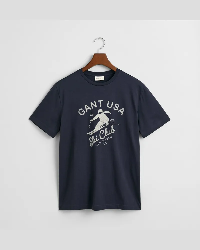 Gant Herren GANT Winter Sports Graphic T-Shirt 