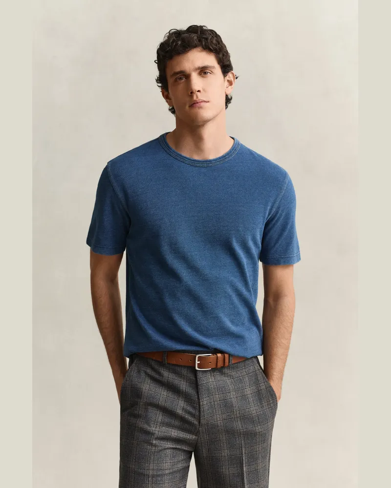 Gant Herren Indigo T-Shirt INDIGO Indigo