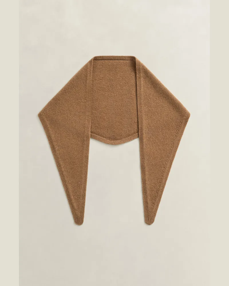 Gant Damen Dreieckstuch aus Woll-Kaschmir-Mix WARM KHAKI Warm
