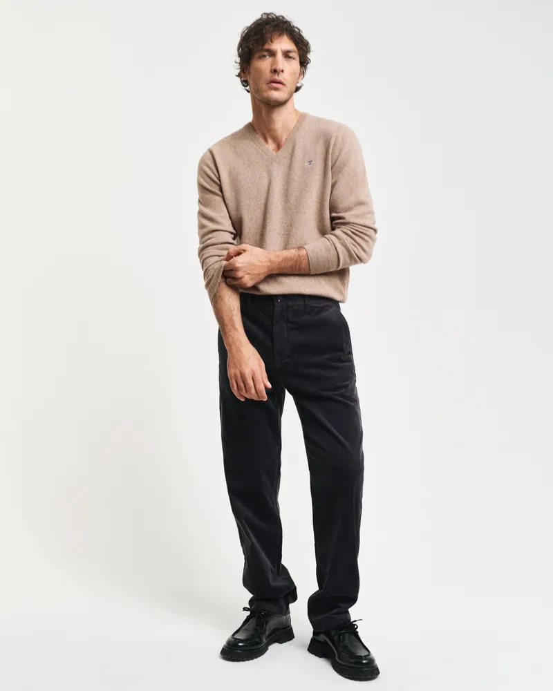 Gant Herren Regular Fit Cord-Chinohose 