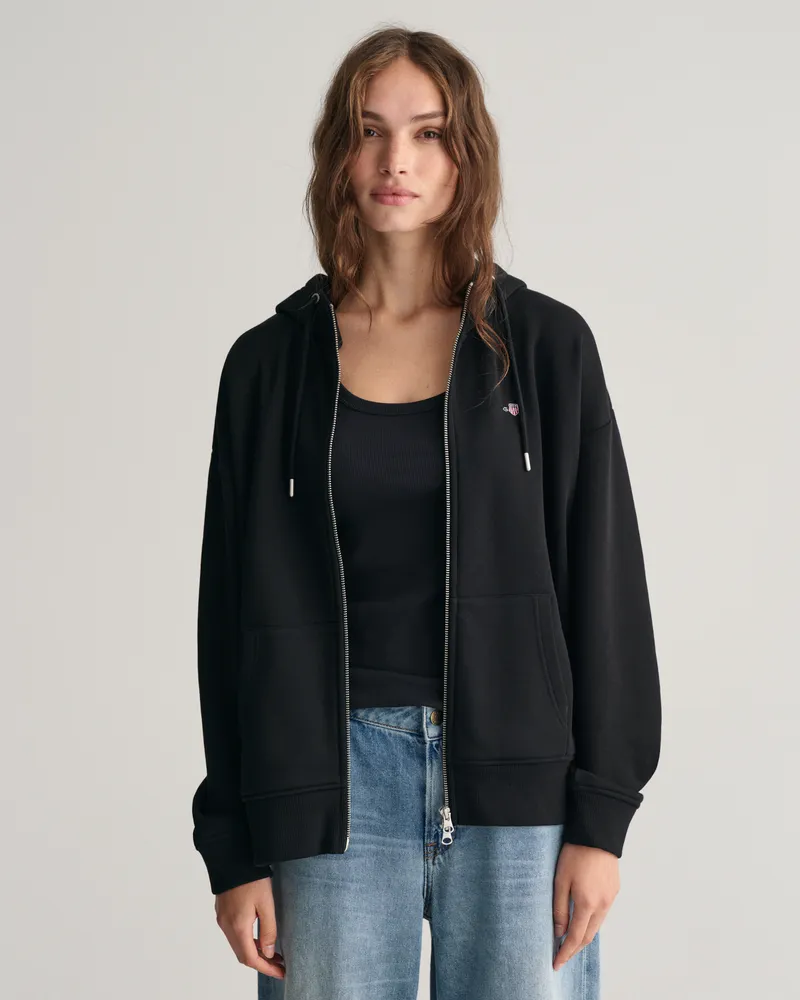 Gant Damen Shield Sweatjacke 