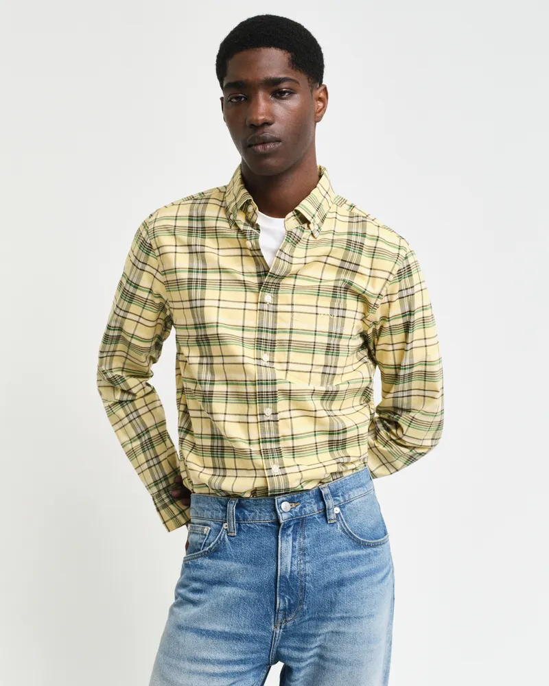Gant Herren Regular Fit Archive Popeline Karohemd 