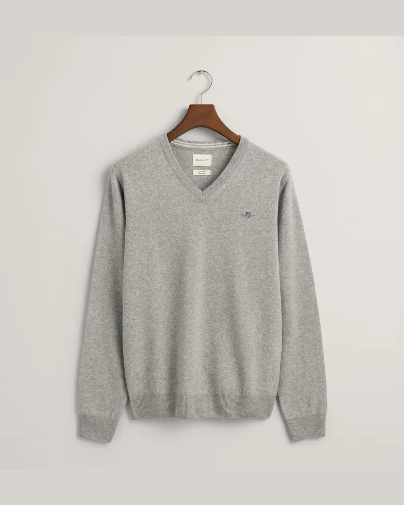 Gant Herren Superfine Lambswool V-Neck Pullover 
