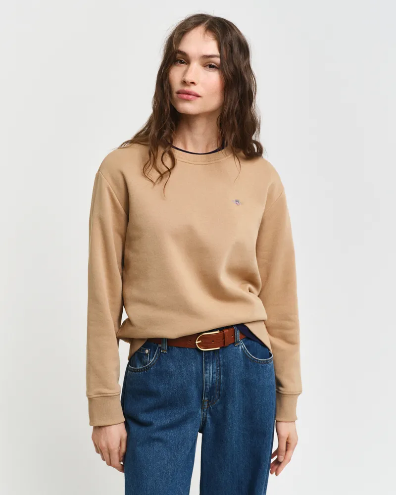 Gant Damen Shield Rundhals-Sweatshirt 