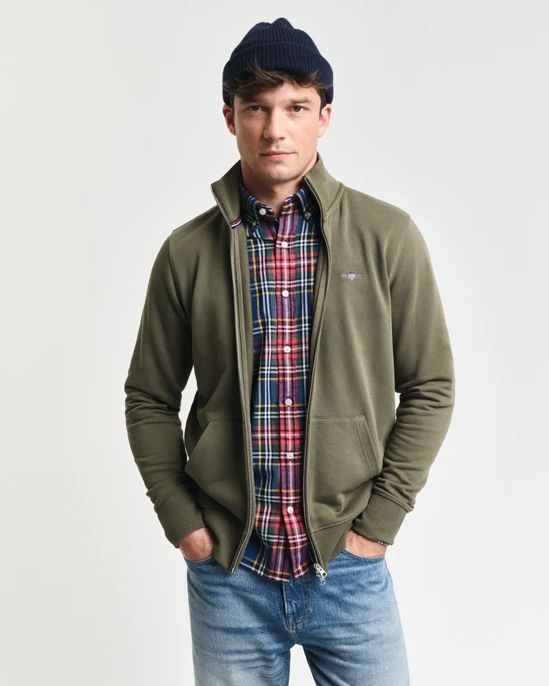 Gant Herren Shield Sweatjacke 